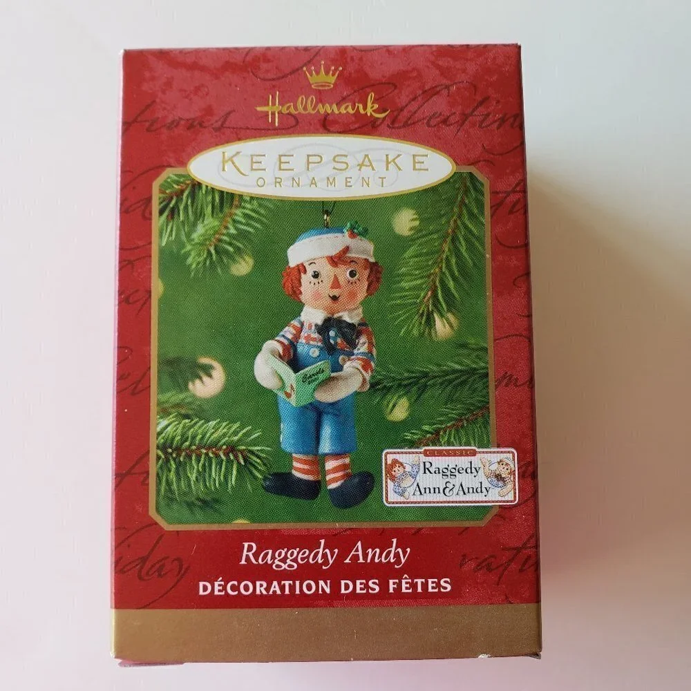 NWT - Raggedy Andy 2001 Hallmark Keepsake Ornament